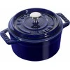 STAUB MINI COCOTTE Mini apvalus ketaus puodas, 250 ml, mėlynas