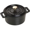 STAUB MINI COCOTTE Apvalus mini ketaus puodas 250 ml, juoda
