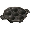 STAUB Keptuvė do ślimaków 24 cm, juoda