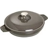 STAUB apvalus ketaus puodas su dangčiu, 20 cm, pilkas