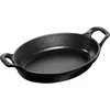 STAUB Ovalus indas 21 x 15 cm, juodas