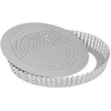 Patisse Perforuota torto forma su nuimamu dugnu 24 cm Sidabrinis viršus universalus