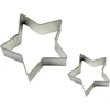 PME 2 metalinių žvaigždučių formų rinkinys