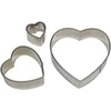 PME 3 metalinių širdies formelių rinkinys