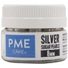 PME cukraus dekoratyviniai perlai 25 g 8 mm, sidabriniai