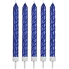 PME Mėlyna Happy Birthday žvakės (16 vnt.) mėlynos spalvos