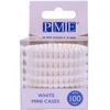PME Mini Cupcake kepimo puodeliai (100 vnt) Baltos spalvos