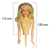 PME Princess Cake Doll Body – šviesiaplaukė