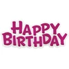 PME Rožinė Happy Birthday žvakės (16 vnt.) rožinės spalvos