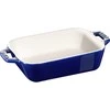 STAUB COOKING Stačiakampė keraminė lėkštė 400 ml, mėlyna