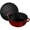 STAUB SPECIAL COCOTTE Apvalus ketaus puodas, lelija, 3,5 ltr, grenadinas