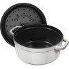 Staub La Cocotte Apvalus ketaus puodas, 2,2 l, pilkos spalvos