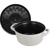 STAUB SPECIAL COCOTTE apvalus ketaus puodas 2,3 l, triufelių formos