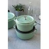 STAUB LA COCOTTE Apvalus ketaus puodas, 3,8 ltr, mėtų