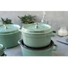 STAUB LA COCOTTE Apvalus ketaus puodas, 3,8 ltr, mėtų