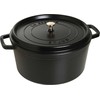 STAUB LA COCOTTE Puodas żeliwny apvalus 12.6 ltr, juoda