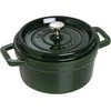 Staub 40503-109-0 Silikoninis konditerinis teptukas, juodas, medinis
