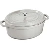 STAUB LA COCOTTE Ovalus ketaus puodas 2,35 ltr, triufelis