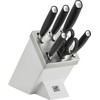 ZWILLING ALL * STAR 5 peilių rinkinys savaime galandimo bloke, baltas/sidabrinis