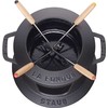 STAUB Rinkinys do fondue 16 cm, juoda