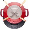 STAUB Rinkinys do fondue 16 cm, raudona