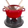 STAUB Rinkinys do fondue 16 cm, raudona