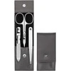 ZWILLING CLASSIC INOX Kelioninis rinkinys – antracito odinis dėklas, 3 vnt