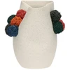 RITUALI DOMESTICI POMPOMPON Wazon - 28 x 25 cm, balta