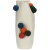 RITUALI DOMESTICI POMPOMPON Wazon - 44 x 22 cm, balta