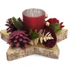 RITUALI DOMESTICI QUASIROSSO Tealight žvakidės žvaigždė