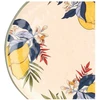 ROSE&TULIPANI LIMU apvalus baltas padėklas - 42 cm