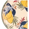 ROSE&TULIPANI LIMU apvalus baltas padėklas - 35 cm
