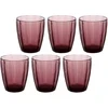 ROSE&amp;TULIPANI AMAMI 6 stiklinių rinkinys, 320 ml, violetinė