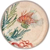 ROSE&amp;TULIPANI SEA LIFE 2 melamino salotų lėkščių rinkinys 21 cm
