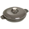 STAUB apvalus ketaus puodas su dangčiu, 20 cm, pilkas