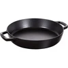 Ketaus keptuvė su dviem rankenomis Staub - 34 cm, Juodas