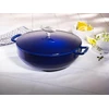 STAUB Ketaus keptuvė su dangčiu 24 cm, mėlyna
