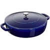 STAUB Ketaus keptuvė su dangčiu 24 cm, mėlyna