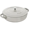 STAUB Ketaus troškinimo keptuvė su dangčiu 28 cm, triufelis