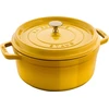 STAUB LA COCOTTE Apvalus ketaus puodas, 3,7 litro, citrininis