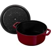 STAUB LA COCOTTE Apvalus ketaus puodas 6,7 ltr, kaštoninis