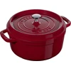 STAUB LA COCOTTE Apvalus ketaus puodas 6,7 ltr, kaštoninis