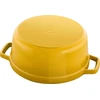 STAUB LA COCOTTE Apvalus ketaus puodas, 3,7 litro, citrininis