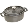 STAUB LA COCOTTE Ketaus puodas ovalus 1 l, grafitas