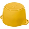 STAUB LA COCOTTE Mažas apvalus puodas 16 cm, citrininis