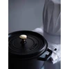Staub La Cocotte Apvalus ketaus puodas 800 ml, juodas, PRANCŪZŲ