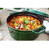 Staub 40503-109-0 Silikoninis konditerinis teptukas, juodas, medinis