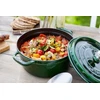 Staub 40503-109-0 Silikoninis konditerinis teptukas, juodas, medinis