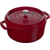 STAUB LA COCOTTE Puodas żeliwny apvalus 5.2 ltr bordeaux