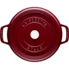 STAUB LA COCOTTE Puodas żeliwny apvalus 5.2 ltr bordeaux